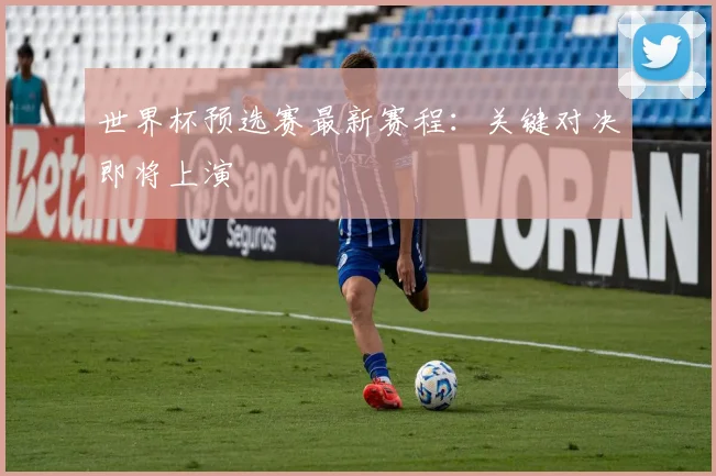 世界杯预选赛最新赛程：关键对决即将上演