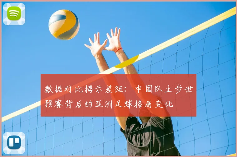 数据对比揭示差距：中国队止步世预赛背后的亚洲足球格局变化